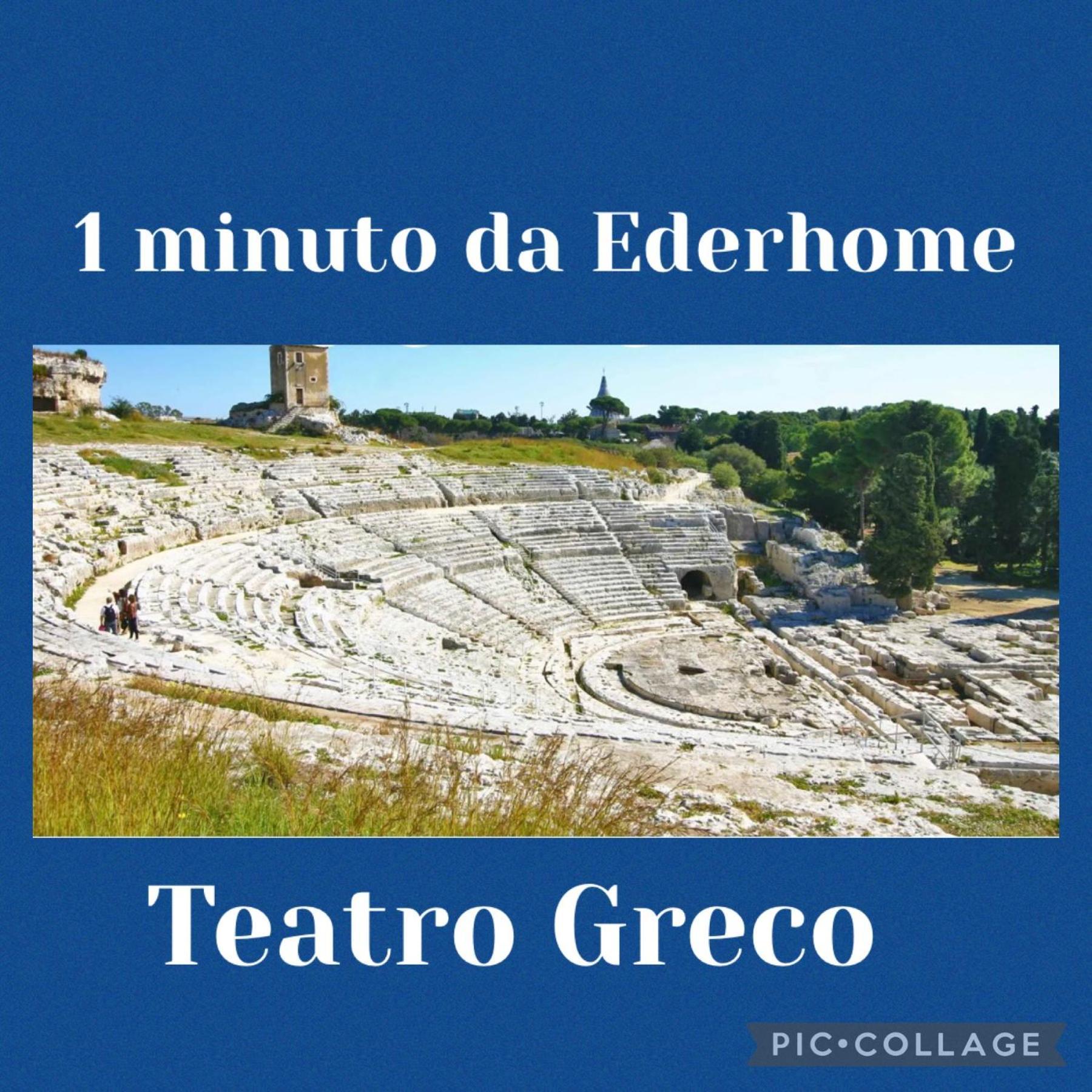 Eder Home A Un Passo Dal Teatro Greco Сиракуза Екстериор снимка